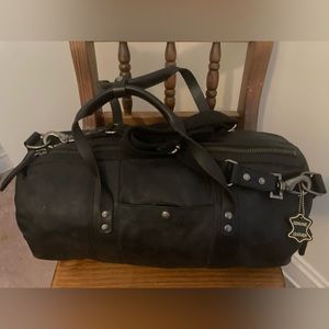 Will Leather Weekend Bag and travel pillows